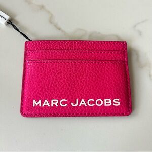 Marc Jacobs Bold Leather Card Case Hot Pink